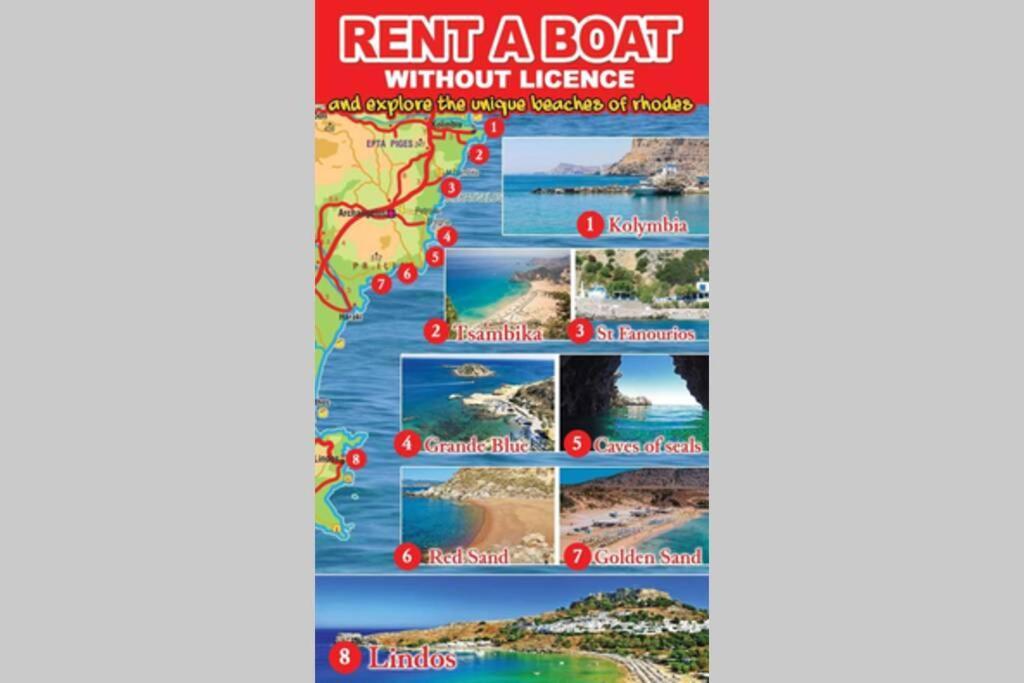 Stegna On Sea Apt Apartment Archangelos  Luaran gambar
